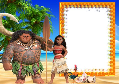 Moana Frame Png Transparent Background Free Download 46124 Freeiconspng