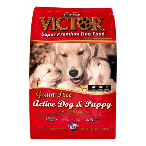 Victor Grain Free Active Dog And Puppy Formula Dry Dog Food 30 Lb