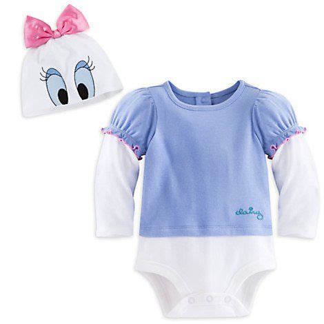 Disney Daisy Duck Personalizable Costume Bodysuit Set For Baby Daisy