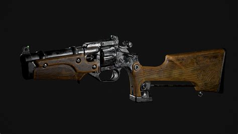 Artstation Revolver Metro Exodus Fun Art