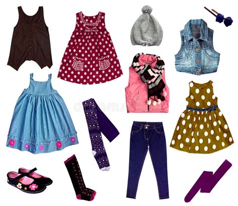 Collage Of Kids Clothing Stock Photos Image 35866183