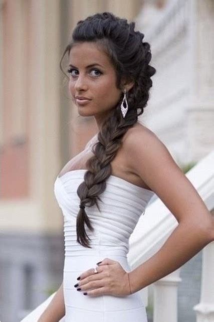 Side Braided Hairstyles For Wedding Prom Pop Haircuts