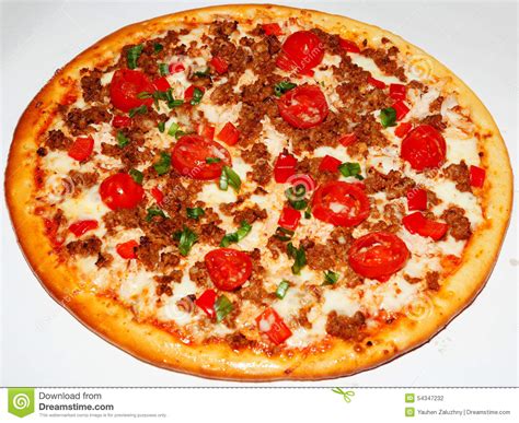 Yes, we make pizza, but our pizza makes people. Pizza, fast food stock photo. Image of cuisine, dough ...