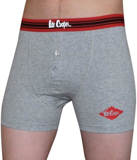 Lee Cooper Mens Button Fly Boxer Shortsunderwear Briefs Size L