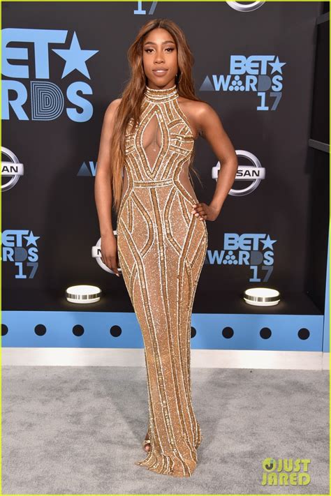Logan Browning Lil Mama Issa Rae Go Glam For Bet Awards Photo