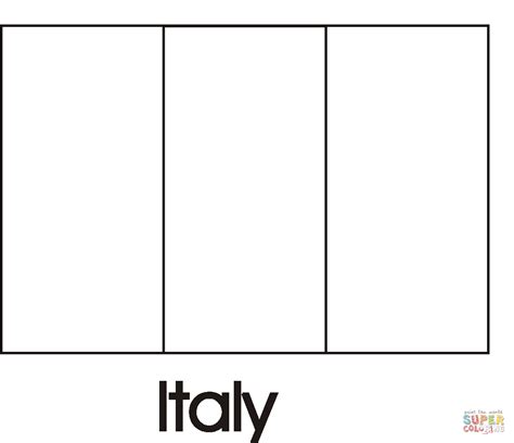 Italy Flag Coloring Page Free Printable Coloring Pages