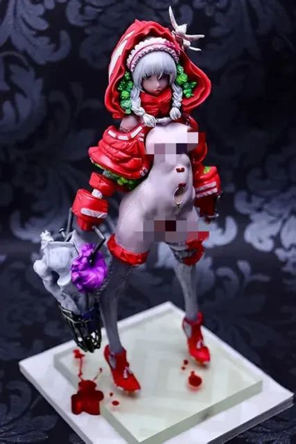 Anime Step Girl Red Hood Unpainted Gk Models 3d Printed Figures Blank