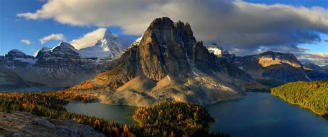 Mountain panorama [3440x1440] : WidescreenWallpaper