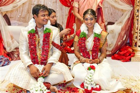 Traditional Telugu Brahmin Bride With Modern Groom Attire Telugu