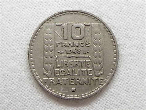 Pièce De Monnaie 10 Francs Turin 1948b