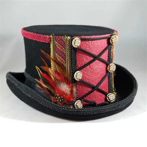Circus Ringmaster Top Hat Etsy In 2020 Steampunk Hat Punk T