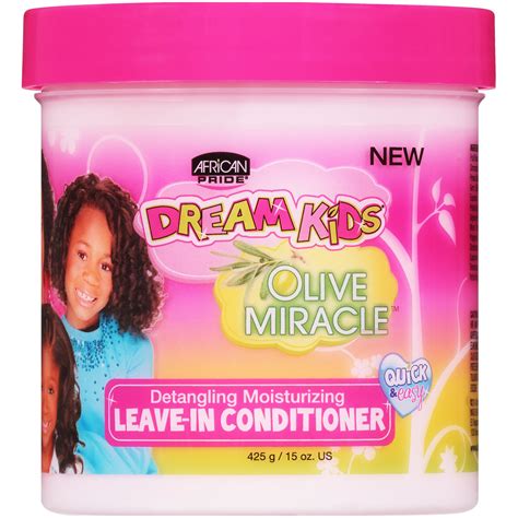 African Pride Dream Kids Olive Miracle Detangling Moisturizing Leave In