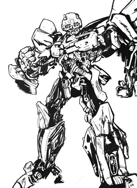 Transformers Bumblebee Coloring Pages To Print