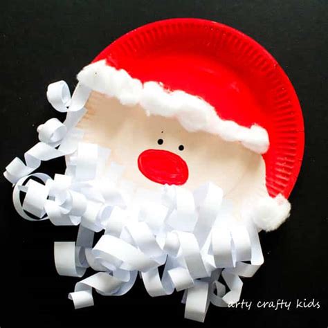 Paper Plate Santa Claus Arty Crafty Kids
