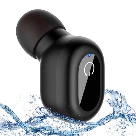 Ipx8 Waterproof Wireless Bluetooth Single Earbud [enhanced Comfort] Earpiece Wireless