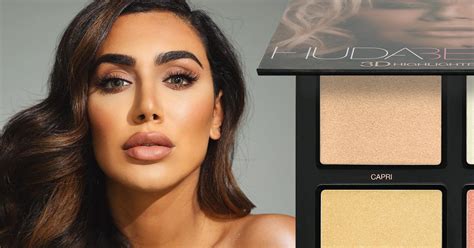 The Huda Beauty 3d Highlighter Palette Is What Instagram Dreams Are
