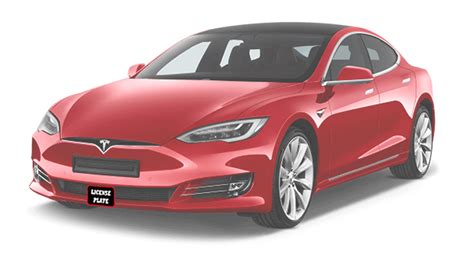 Tesla Model S Plaid Quick Release Front License Plate Bracket 2021 20