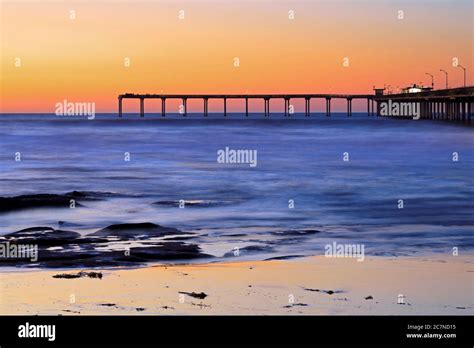 Ocean Beach Pier San Diego California Usa Stock Photo Alamy