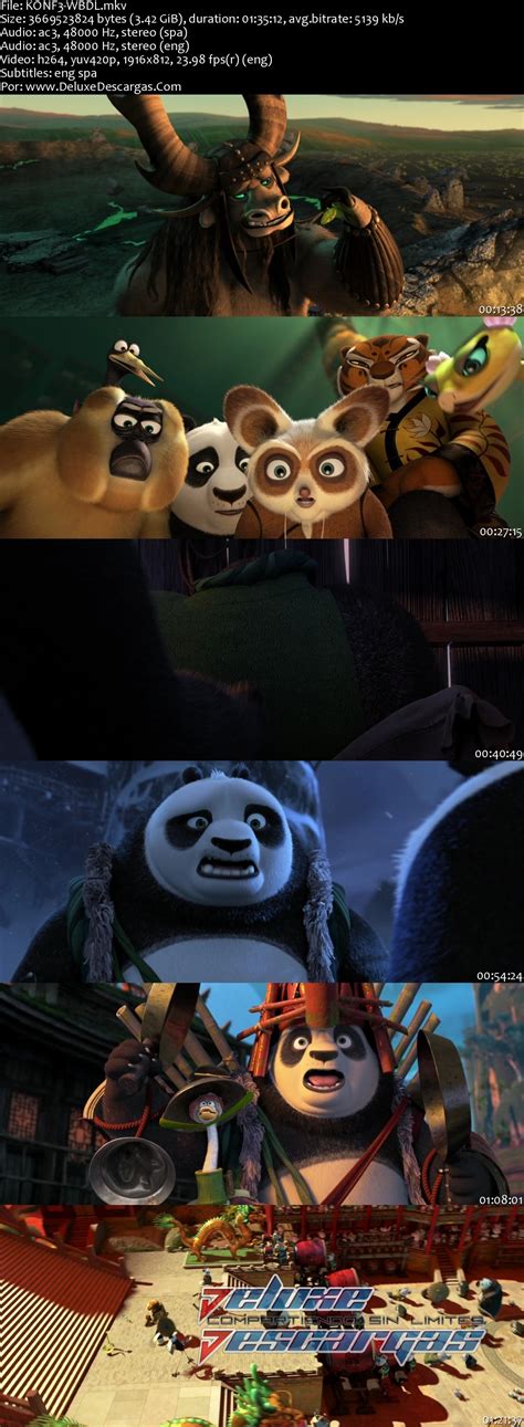 Descargar Kung Fu Panda 3 Full Hd 1080p Dual Latino