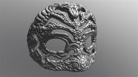 Venetian Mask 3 H 3d Model By Dadigitaldavinci 70af3ab Sketchfab