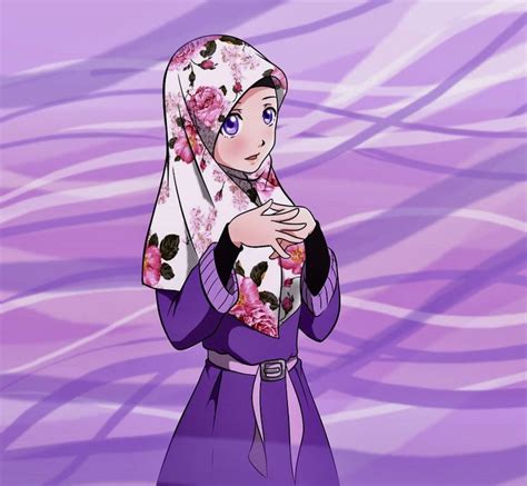Pin By Raghda Jawad On رمزيات بنات بحجاب Lukisan Digital Kartun Kartun Hijab