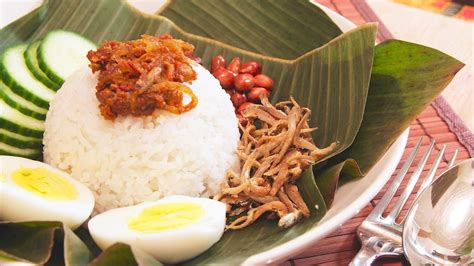 Nasi Lemak The National Dish Of Malaysia Is Rice Cooked In Coconut