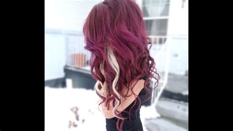 How To Dye Dark Purple Hair Youtube