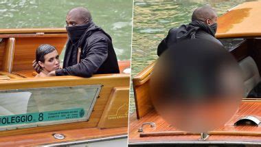 Kanye West Bares His Butt During Boat Ride In Venice With Wife Bianca