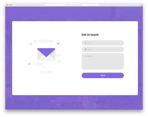 36 Trend Looking Css Contact Form Designs That Saves Your Time