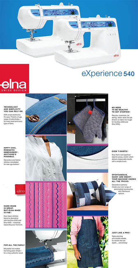 Mesin Jahit Portable Elna Experience 540