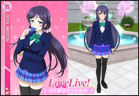 Yandere Simulator Love Live Nozomi Skin 1 By Fade To Red On Deviantart