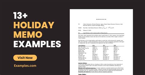 Holiday Memo 13 Examples Format How To Write Pdf