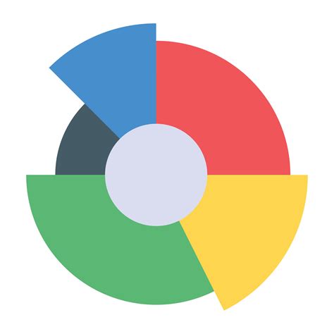 A Modern Infographic Showing Multi Pie Chart In Flat Icon 6206714