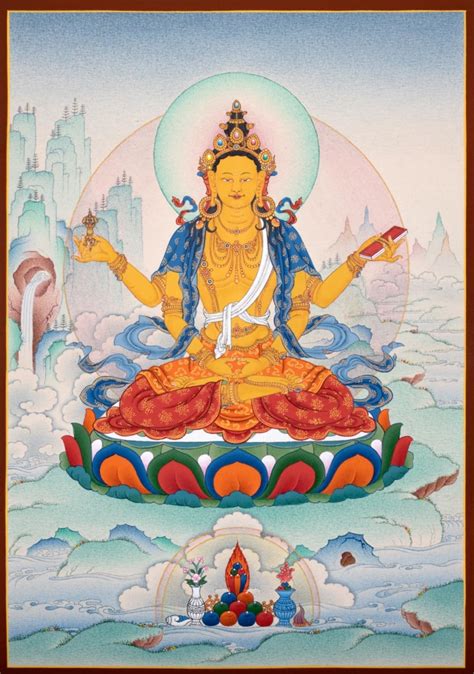 Prajnaparamita Thangka Enlightenment Dakini As Art