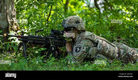 A Soldier Assigned To The Route Clearing Platoon Bravo Company 326th