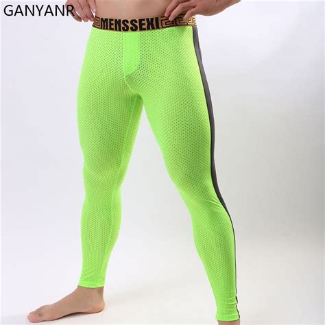 ganyanr running tights men leggings sportswear compression pants gym sport sexy basketball yoga
