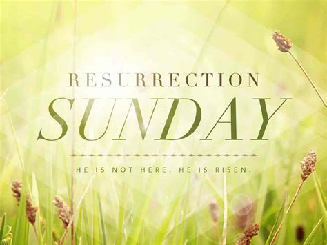 Sharefaith Media Resurrection Sunday He Is Risen Easter Powerpoint