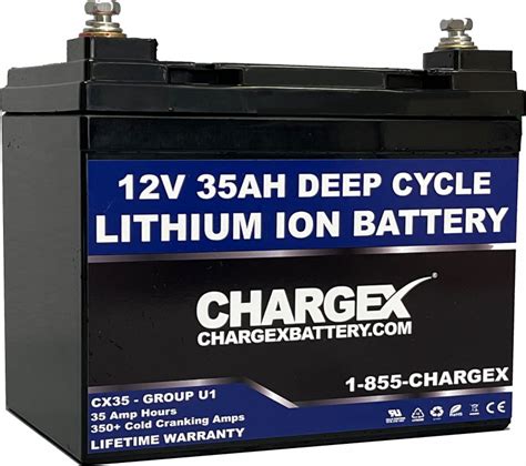 Chargex® 12v 35ah Lithium Ion Battery