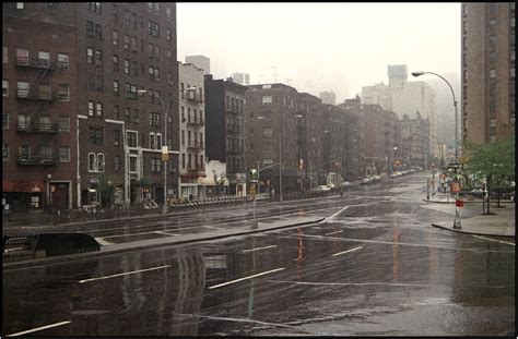 A Lonely Rainy Day In New York City New York City 1979
