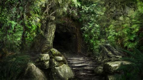 Inara Shrinenew Entrance Cave Version 1280×720 Fantasy Forest