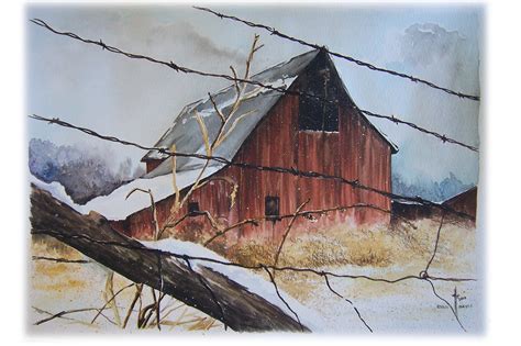 Recently added 38+ old barn watercolor paintings images of various designs. OMG! another Barn - Watercolor | Asmalltowndad's Weblog