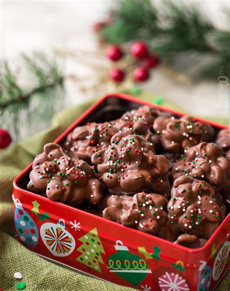 I actually grew up loving christmas cookies, rather than christmas candy. Easy Christmas Crockpot Candy - The Chunky Chef