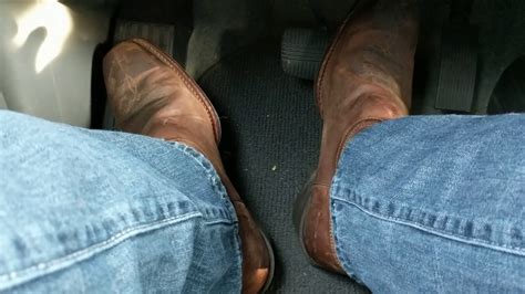 Driving In My Hot Ariat Cowboy Boots Youtube