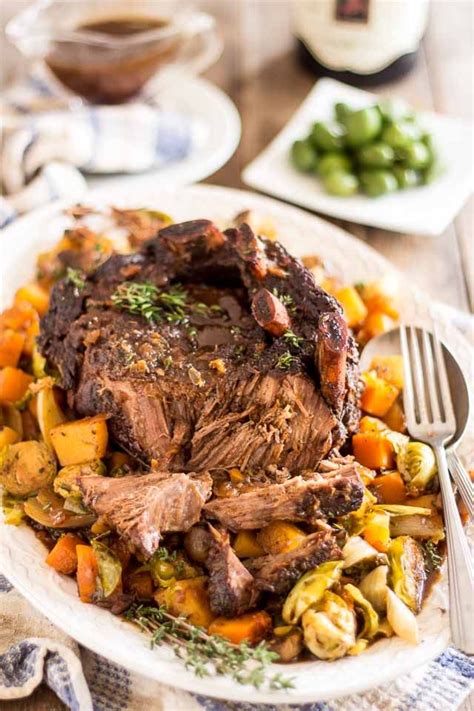 In the base of the pressure cooker, brown beef in fat. Maple Balsamic Braised Cross Rib Roast | Recipe | Maple ...