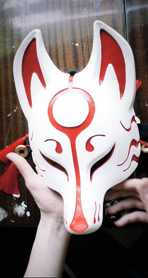 Kitsune Handmademasks Kitsune Mask Kitsune Fox Boy Character