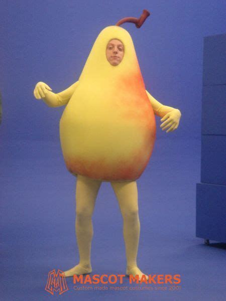 Pear Juicy Fruit Promotional Costume Mascot Makers Fruit Costumes