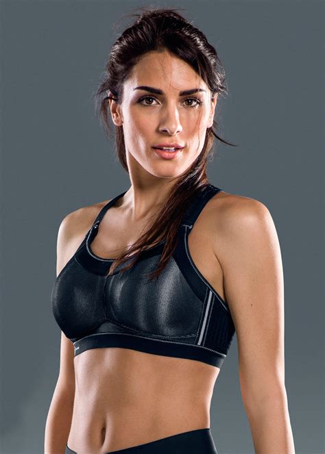 Sports bras tend to have a wider back band, thicker straps and more coverage than a regular bra to keep it feeling comfortable and so that there's extra support and comfort while you're exercising. Momentum Pro Sports Bra in Black by Anita | Shop now