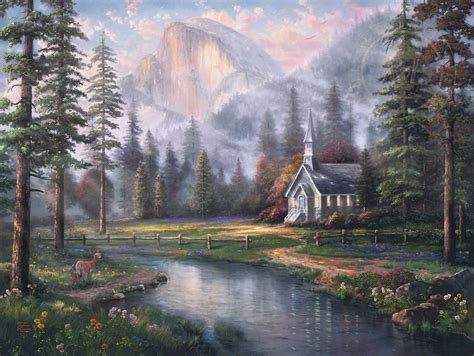 The Thomas Kinkade Company Announces The Release Of Yosemite Painting