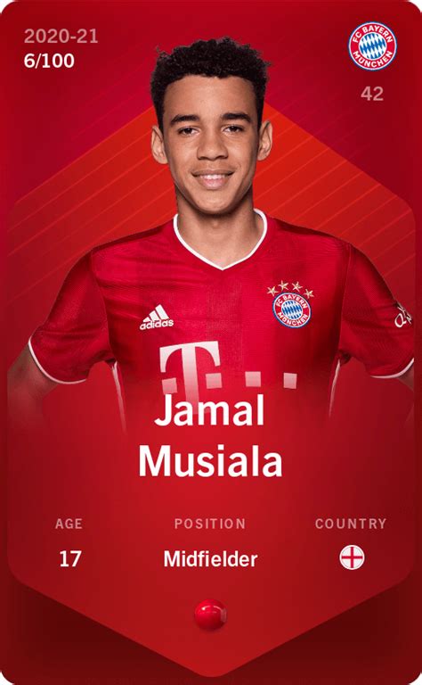 Musiala was born on 26 february 2003, under pisces' sun sign in stuttgart's german city. Jamal Musiala 2020-21 • Rare 6/100