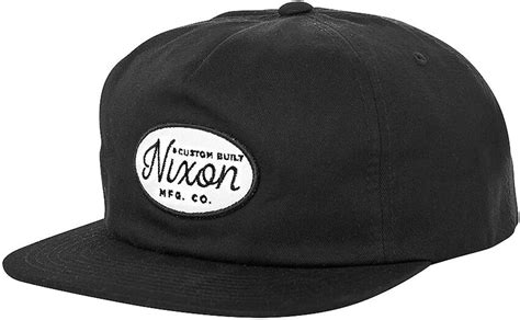 Nixon Axle Snapback Hat Black Uk Clothing